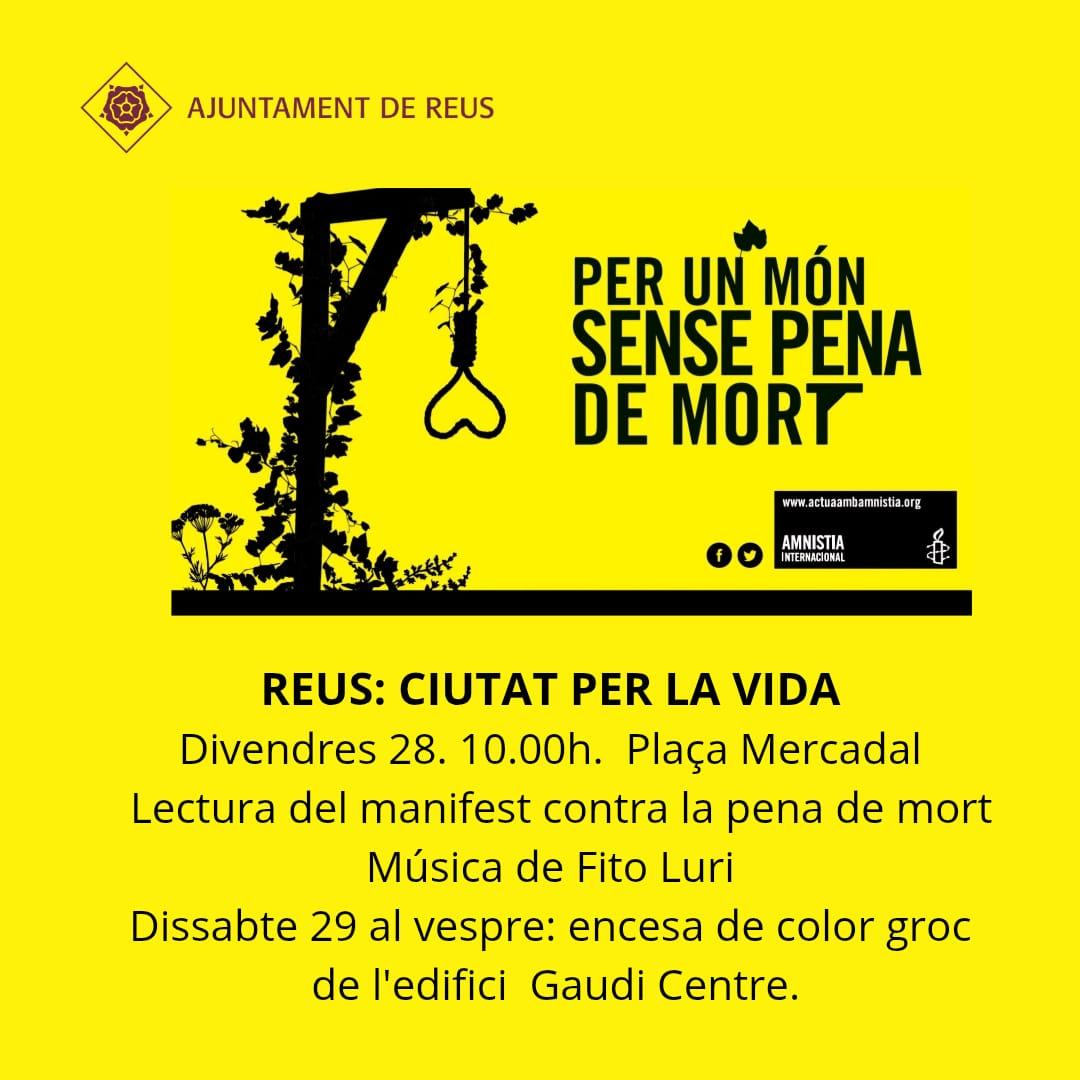 Reus: ciutat per la vida