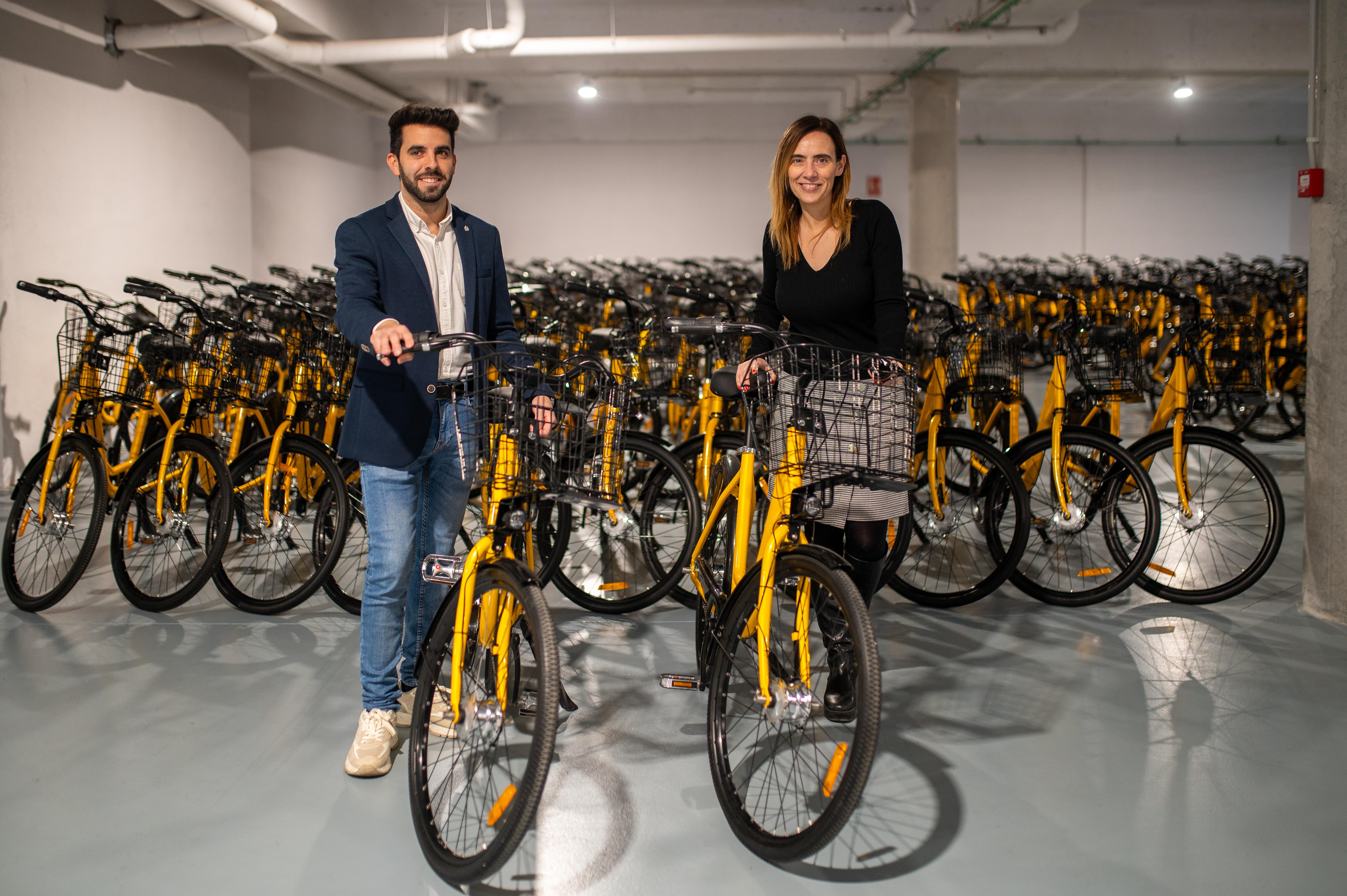 Bicicleta urbana compartida shop