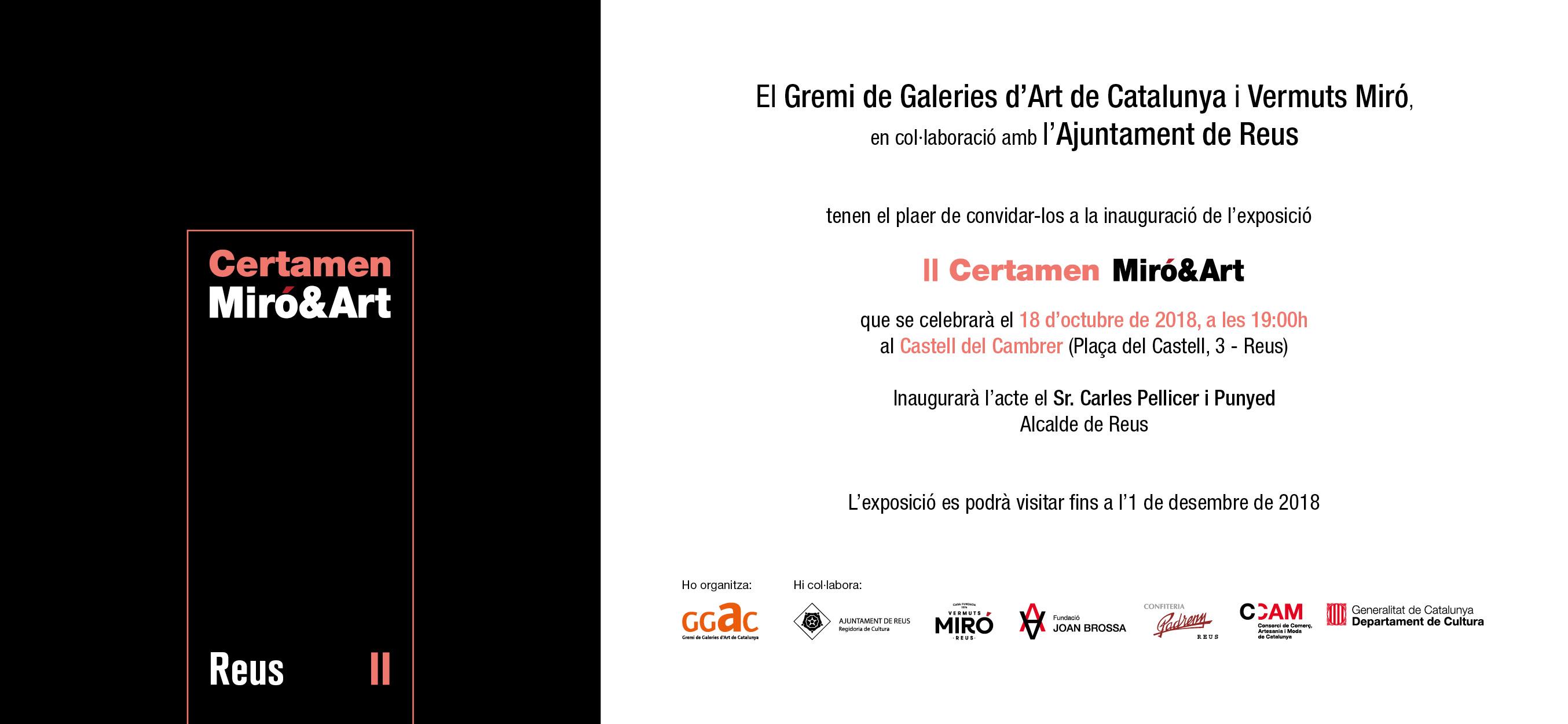 Inauguració del II Certamen Miró&Art