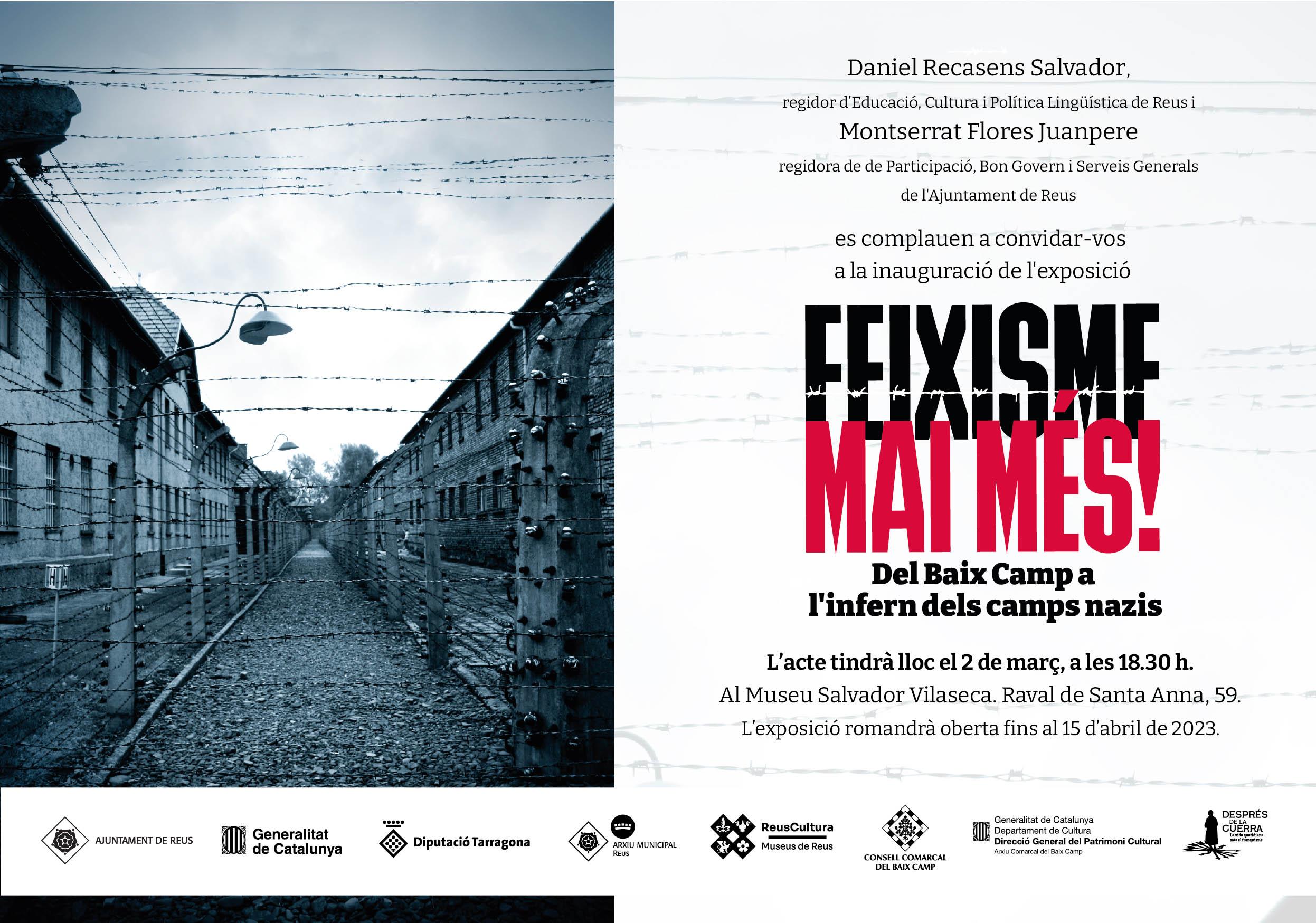 Feixisme mai més! Del Baix Camp a l'infern dels camps nazis