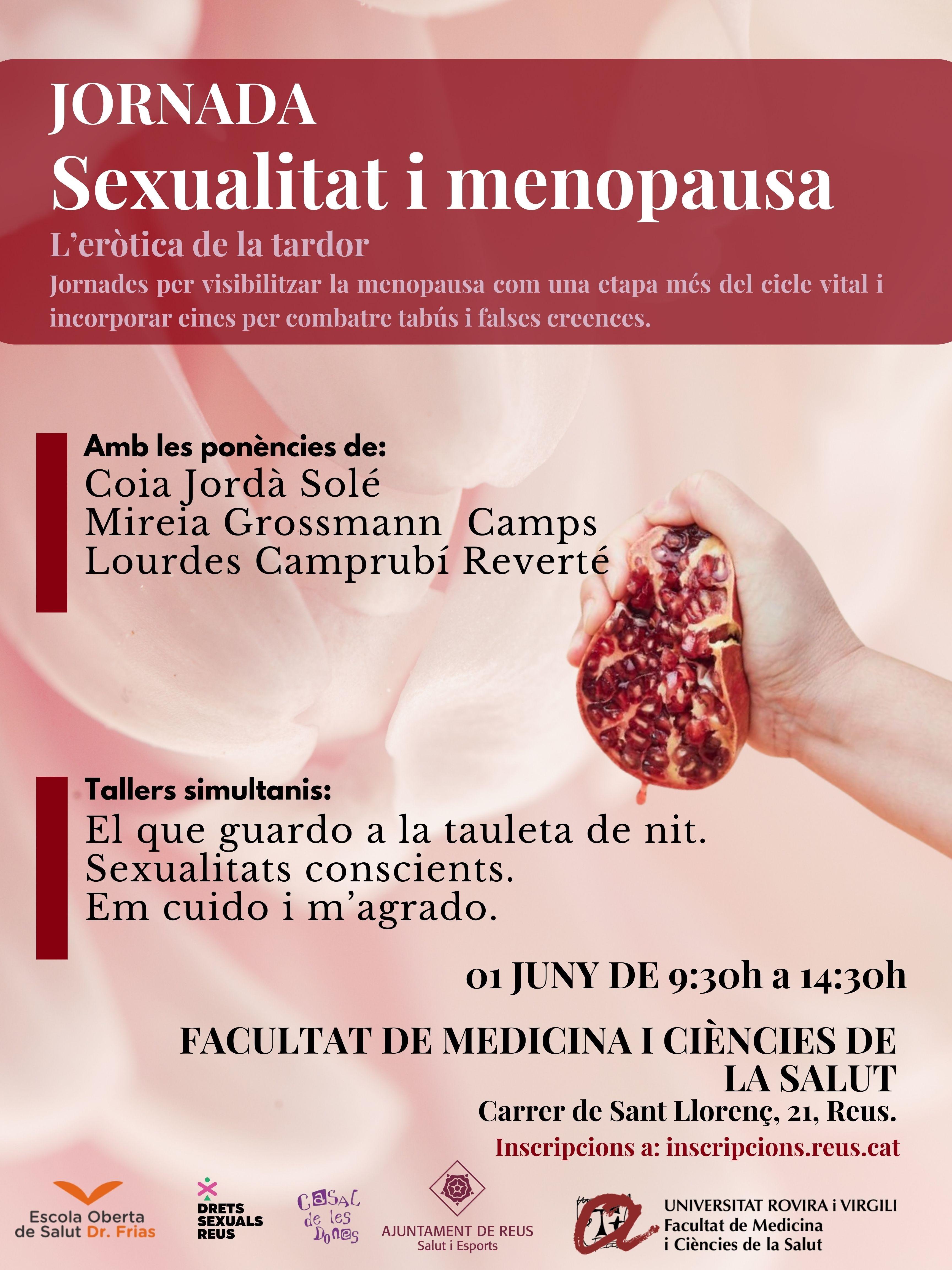 Jornada sexualitat i menopausa. L'eròtica de la tardor