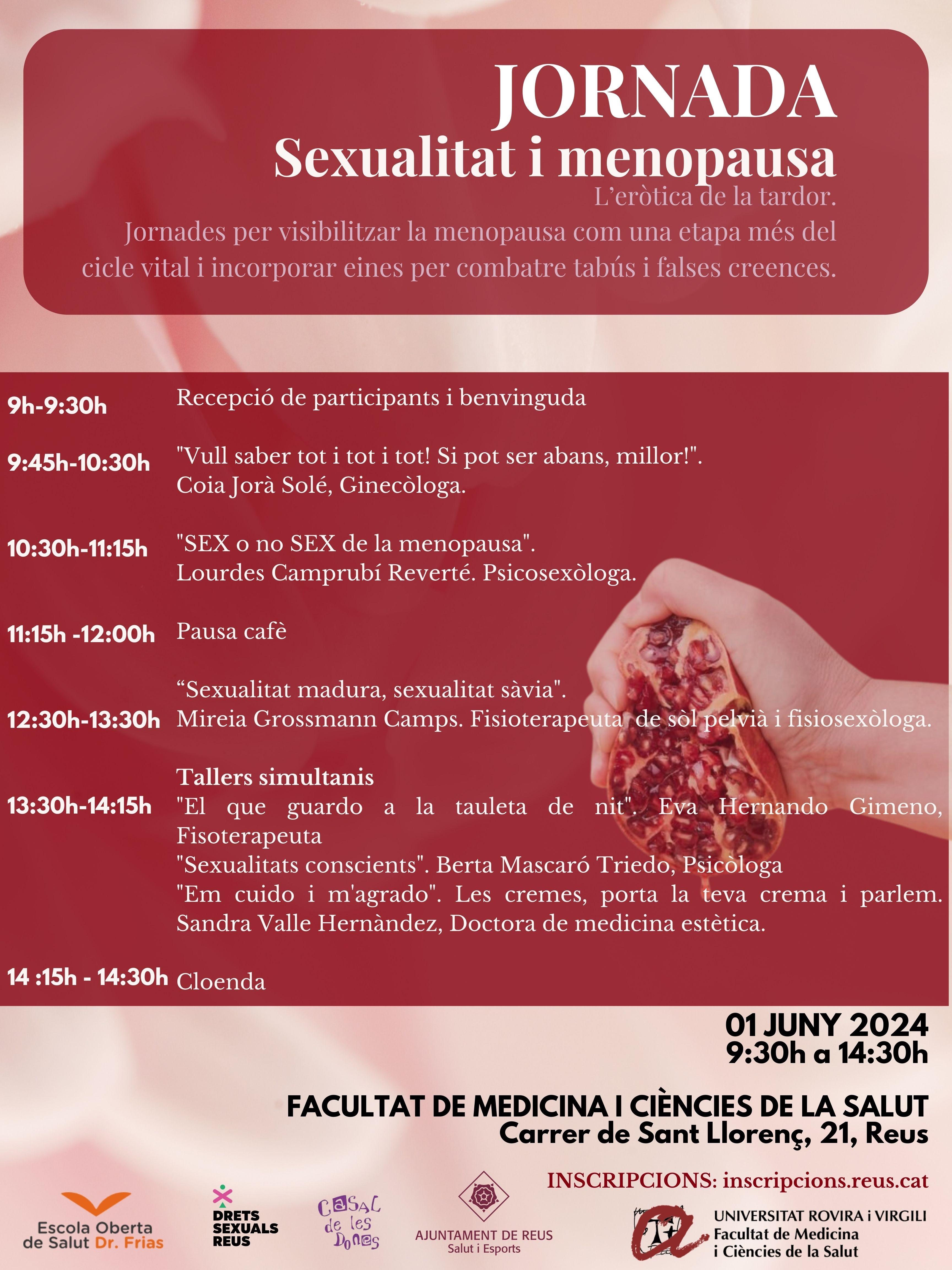 Jornada sexualitat i menopausa. L'eròtica de la tardor