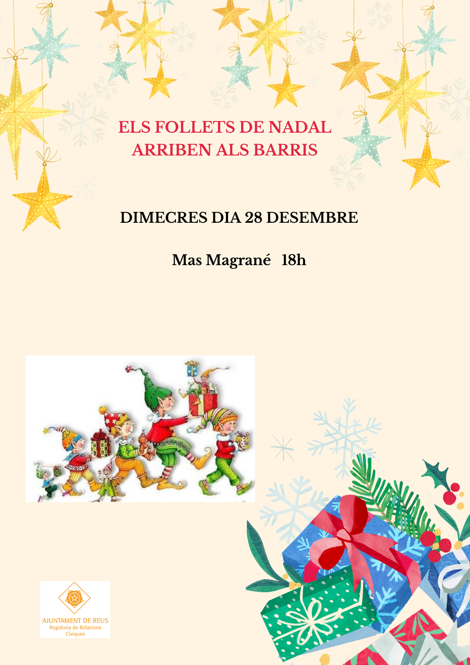 Els follets de Nadal arriben als barris