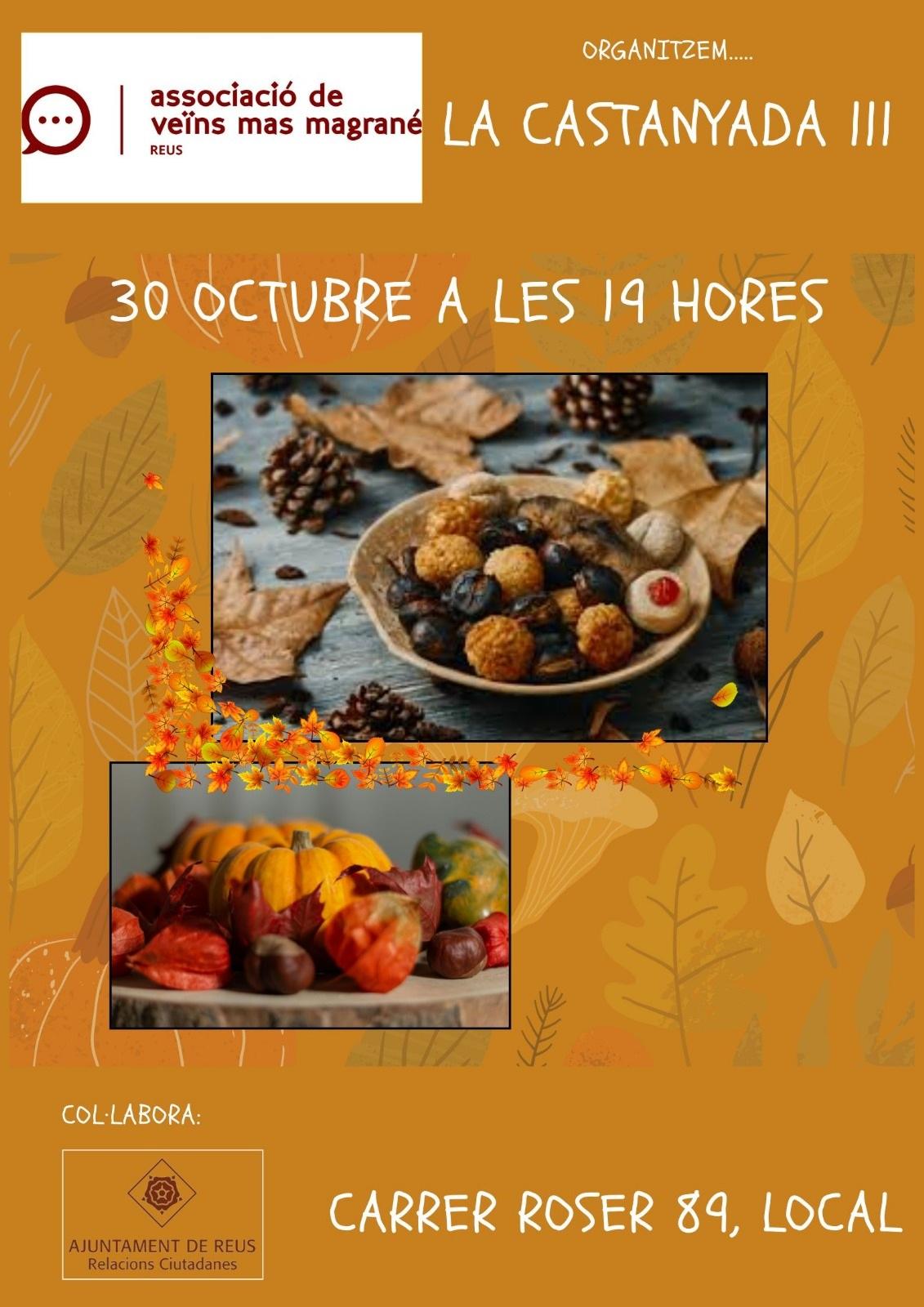 Castanyada Associació de Veïns Mas MagranéE