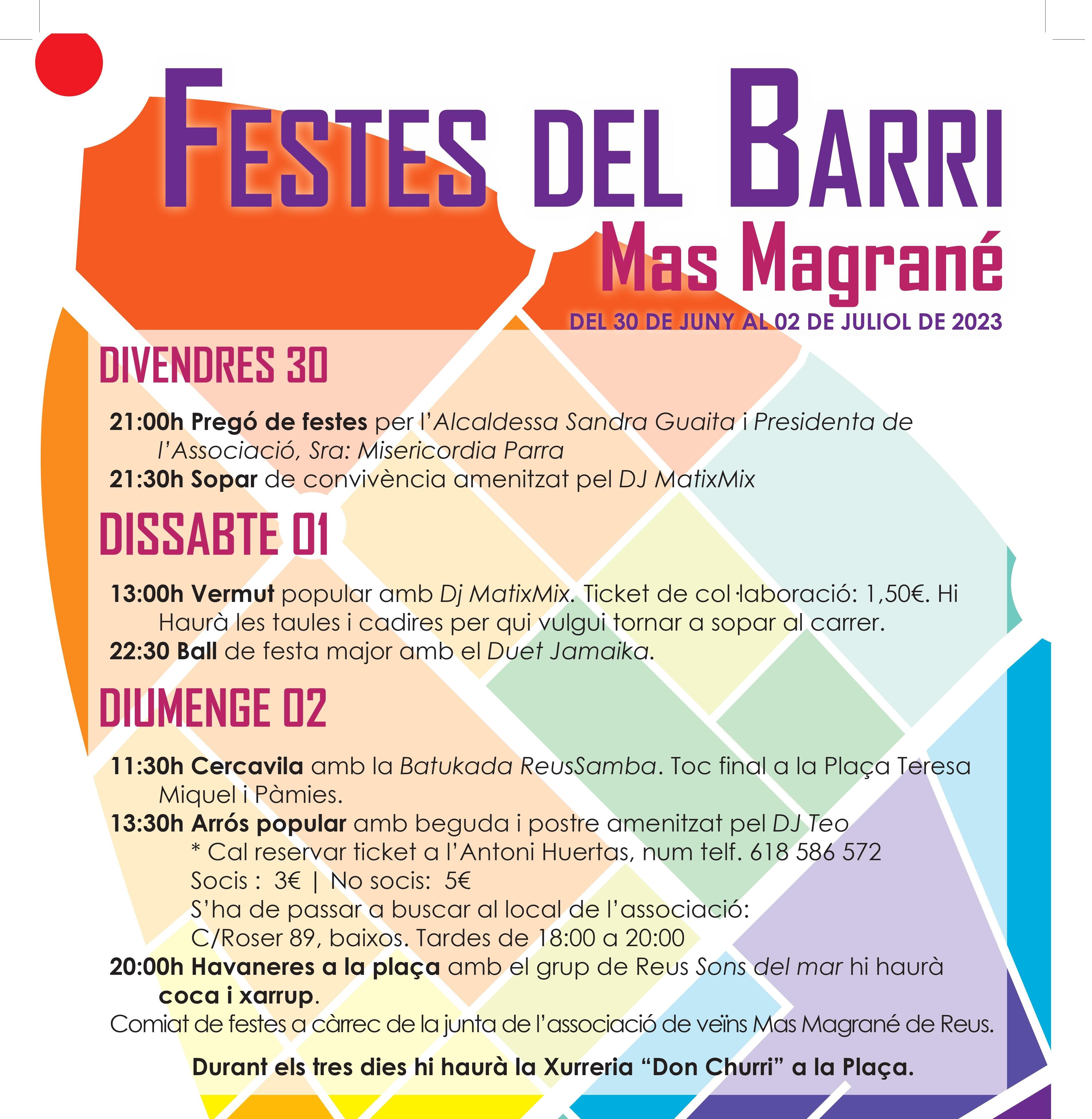 Festes del Barri Mas Magrané