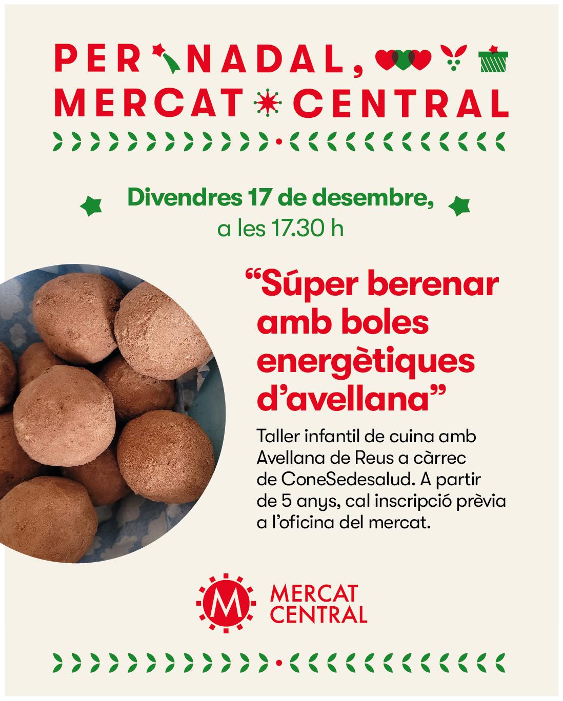 Taller infantil de cuina al Mercat Central