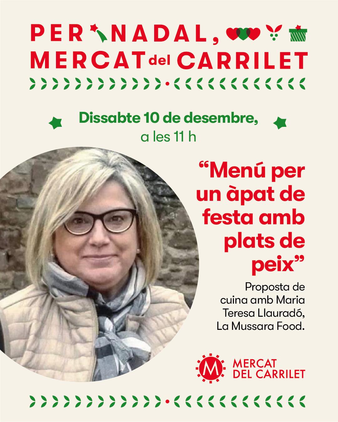 Taller de cuina al Mercat del Carrilet