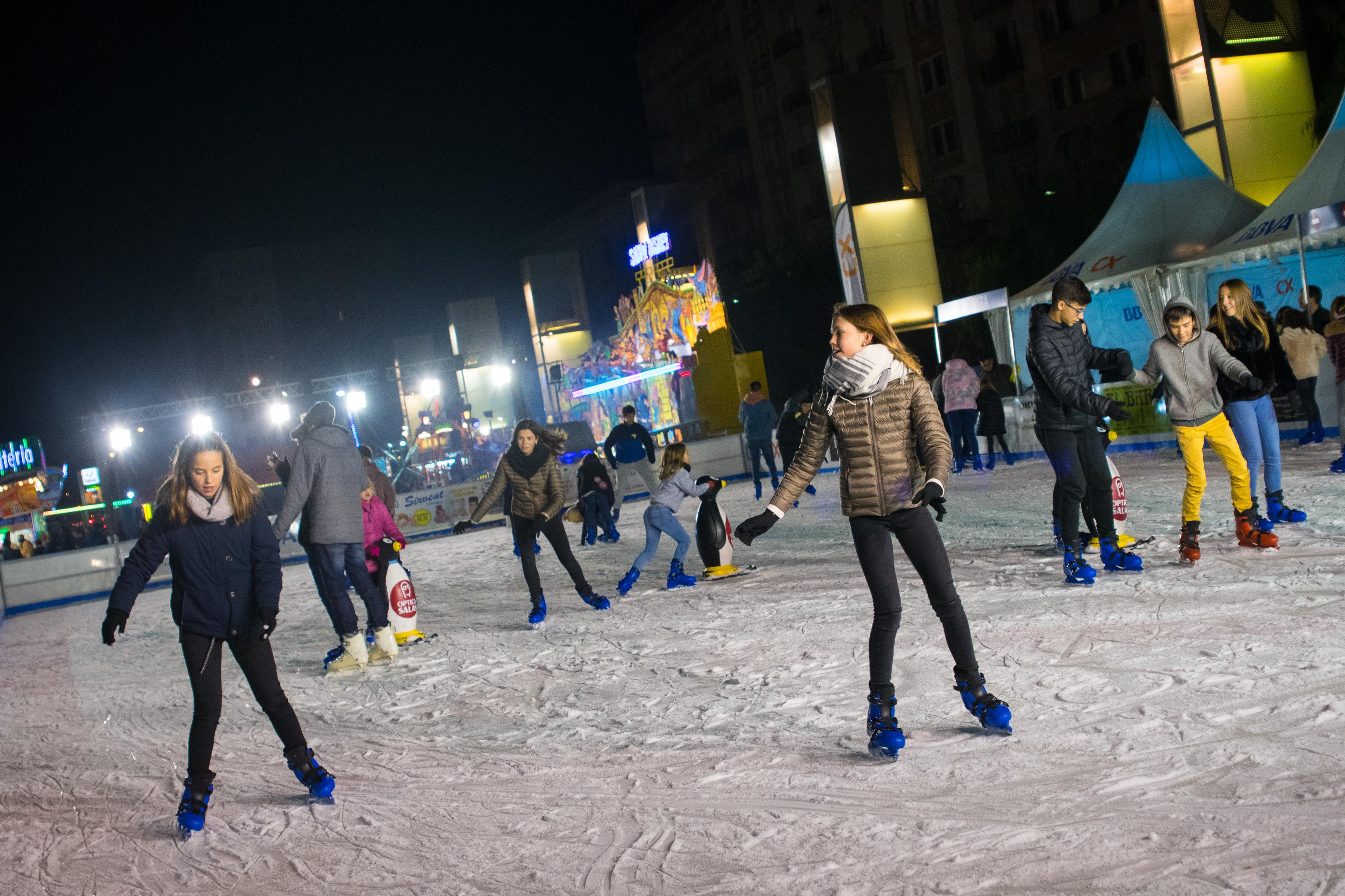 Pista de patinatge sobre gel 