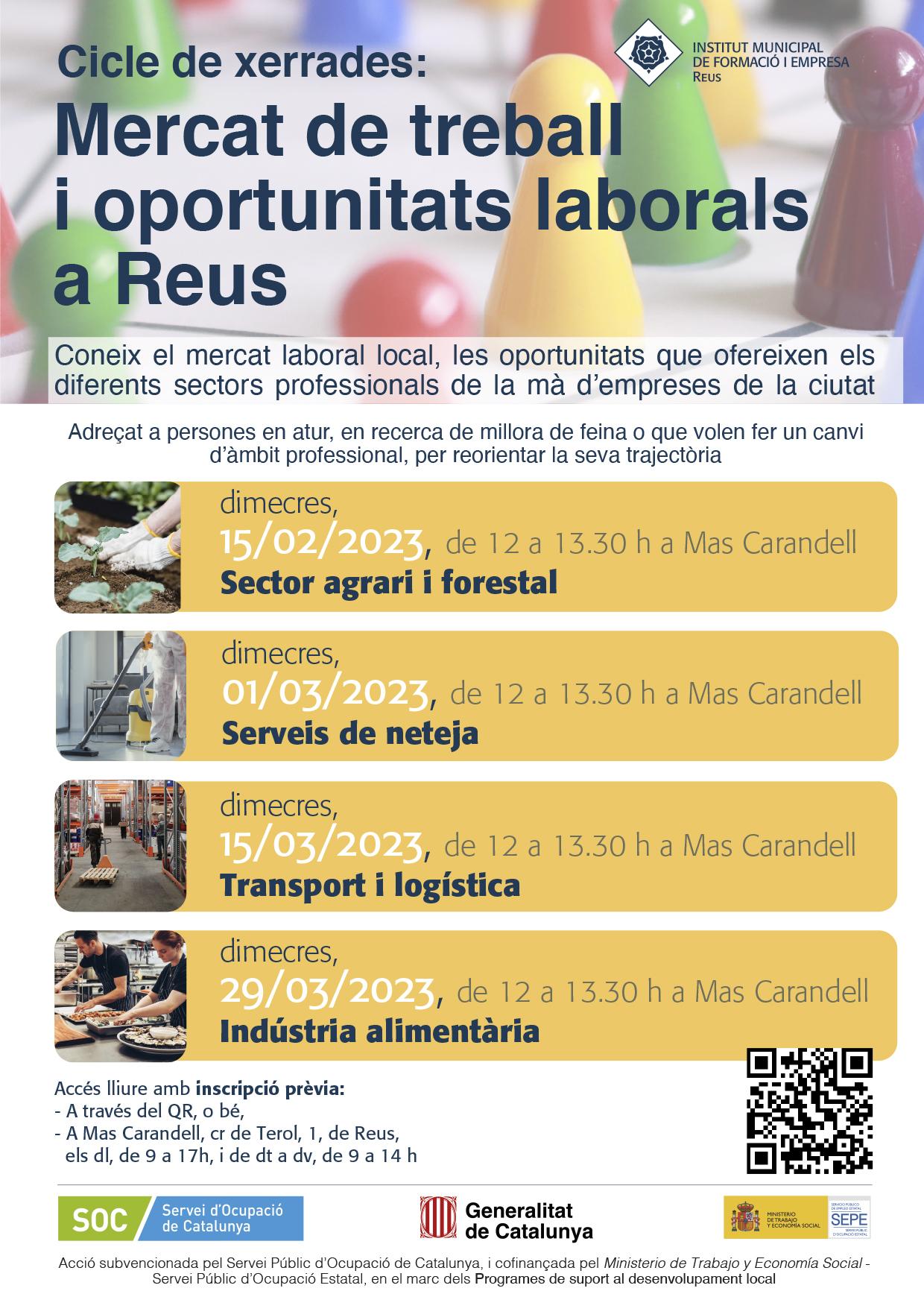 Mercat de treball i oportunitats laborals a Reus. Sector agrari i forestal