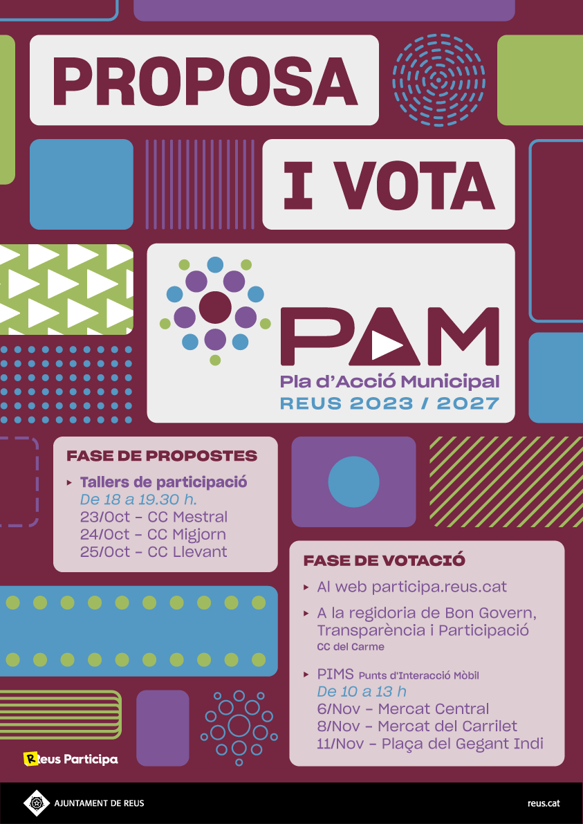Tallers de participació del Pla d’Acció Municipal 2023-2027