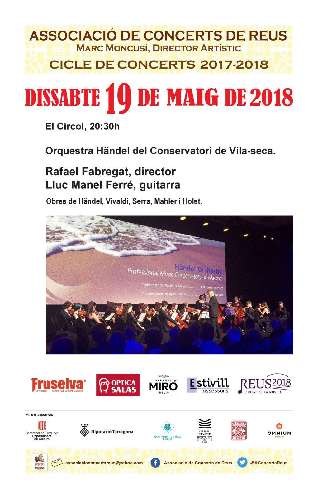Concert de l'Orquestra Händel del Conservatori de Vila-seca
