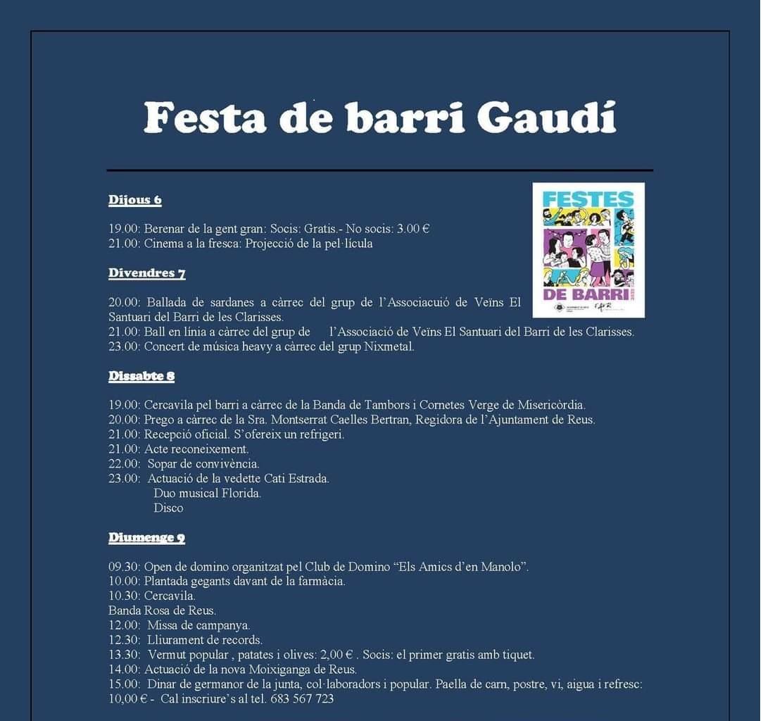 Festes del Barri Gaudí