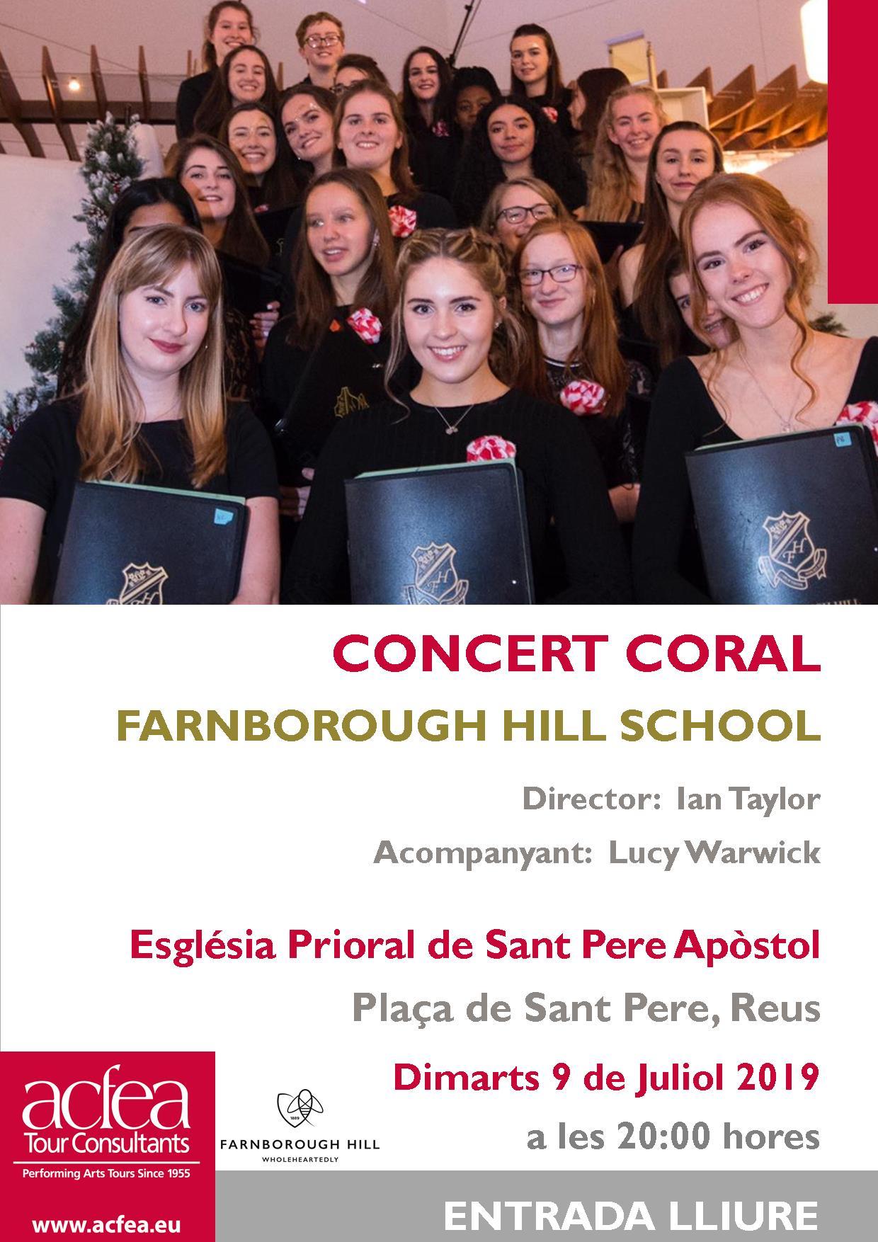 Concert de la Coral de la Farnborough Hill School del Regne Unit
