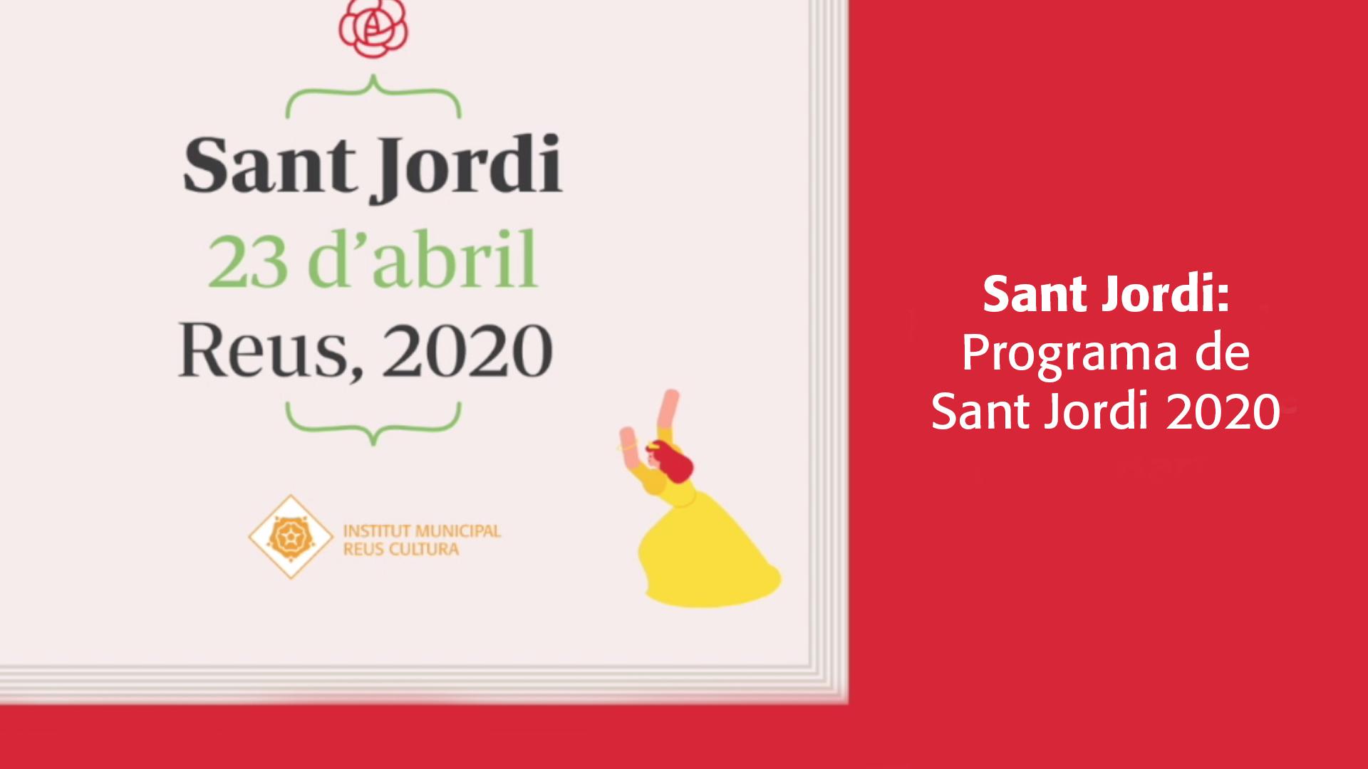 Sant Jordi: Programa de Sant Jordi 2020