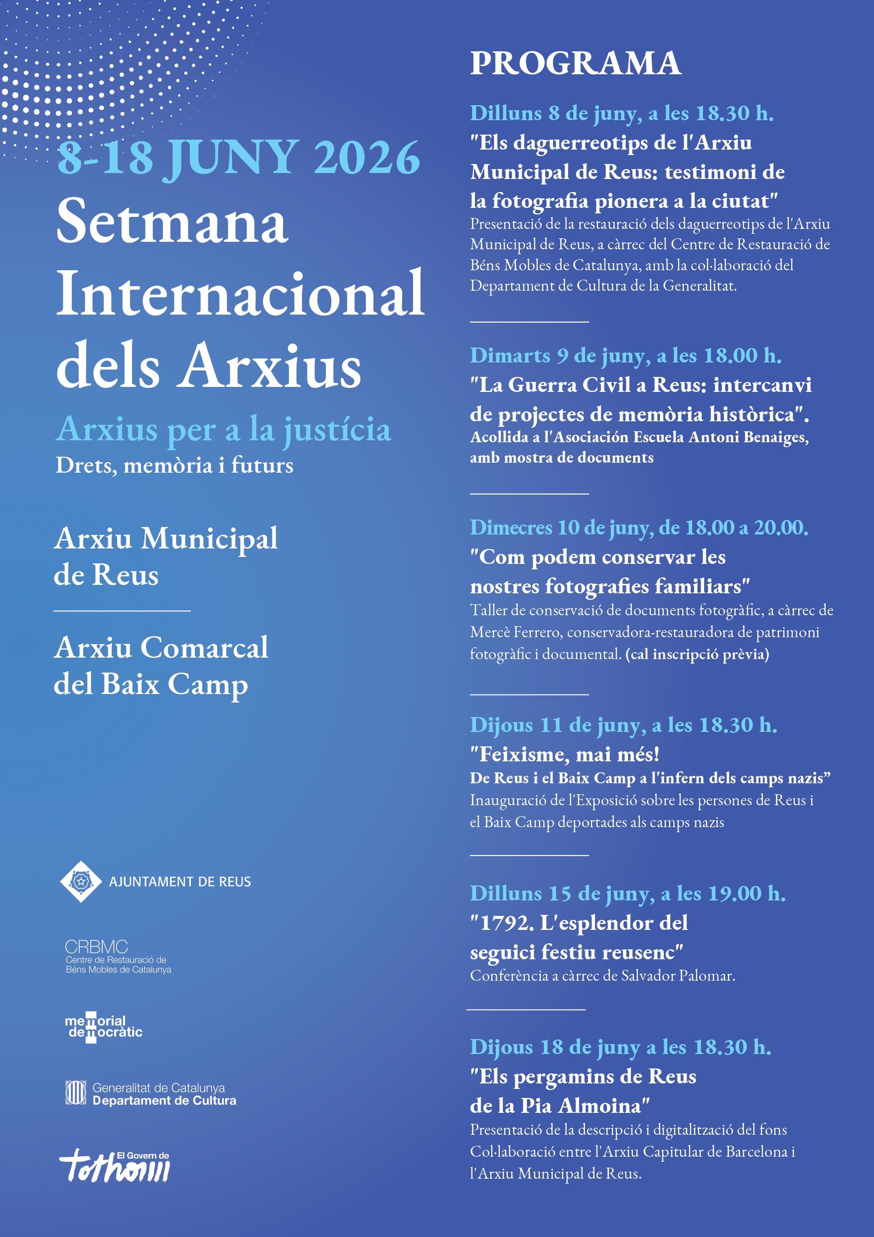 Setmana Internacional dels Arxius