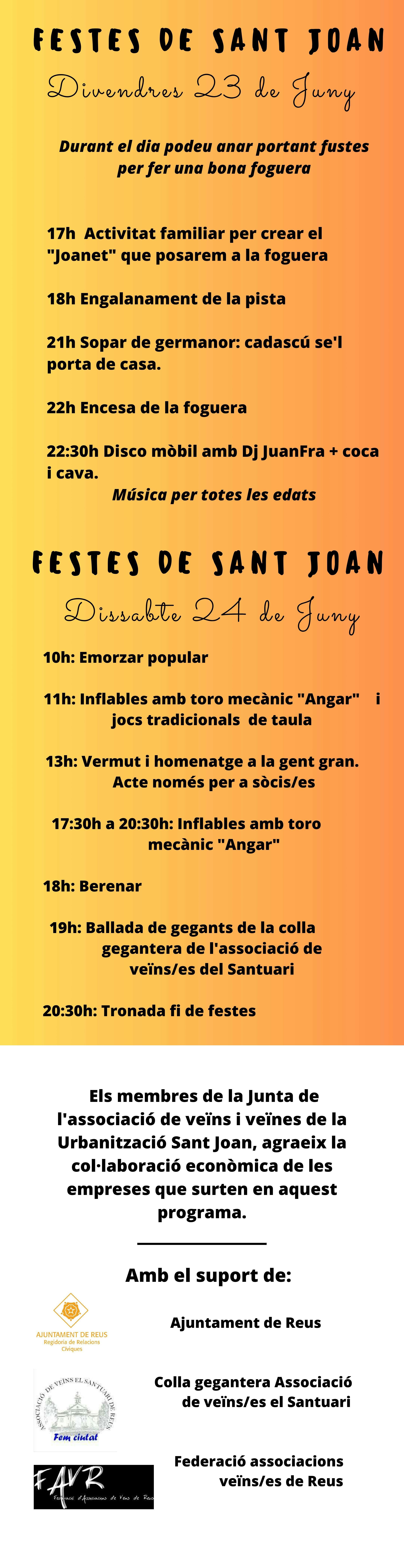 Festes del Barri de la Urbanització de Sant Joan