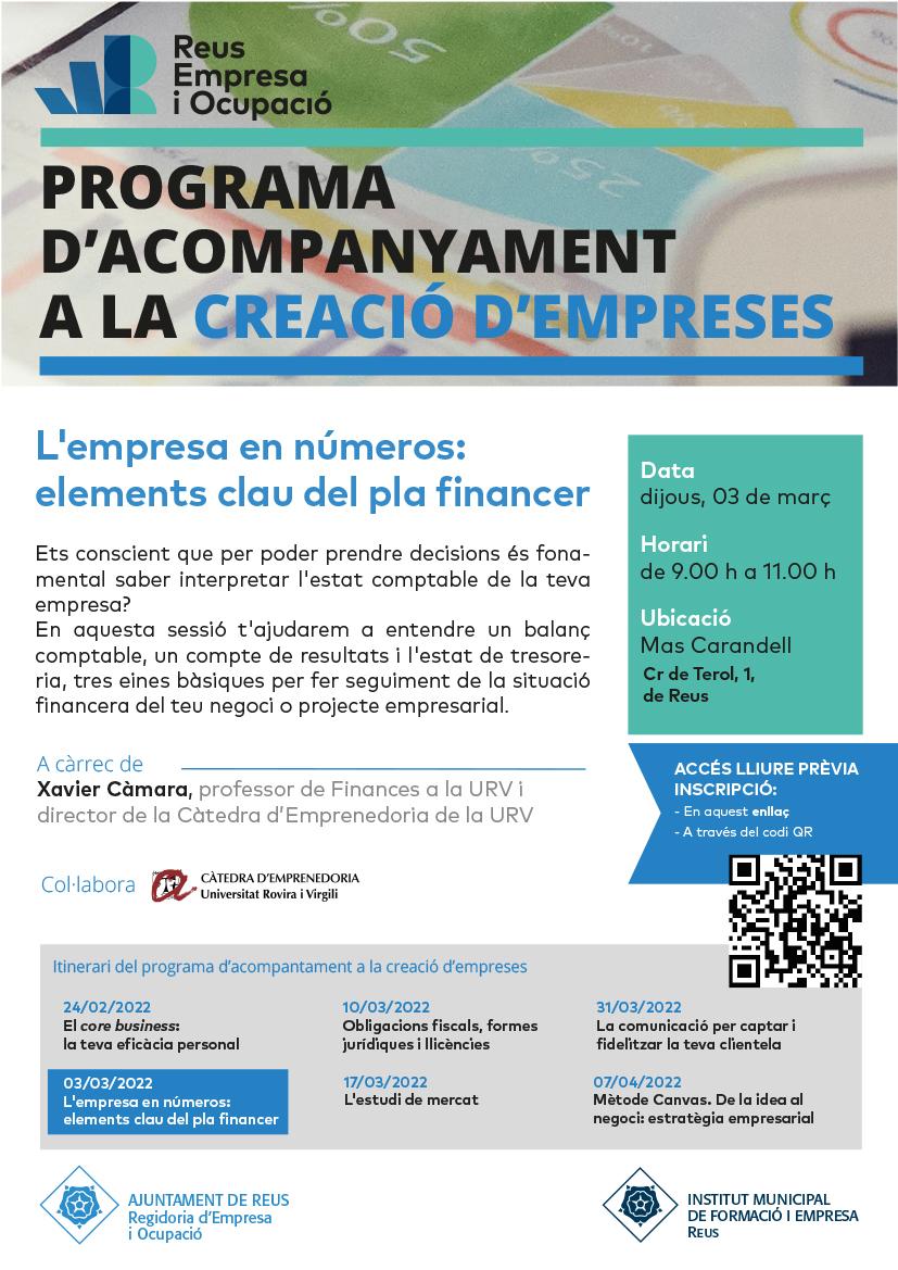 L'empresa en números: elements clau del pla financer