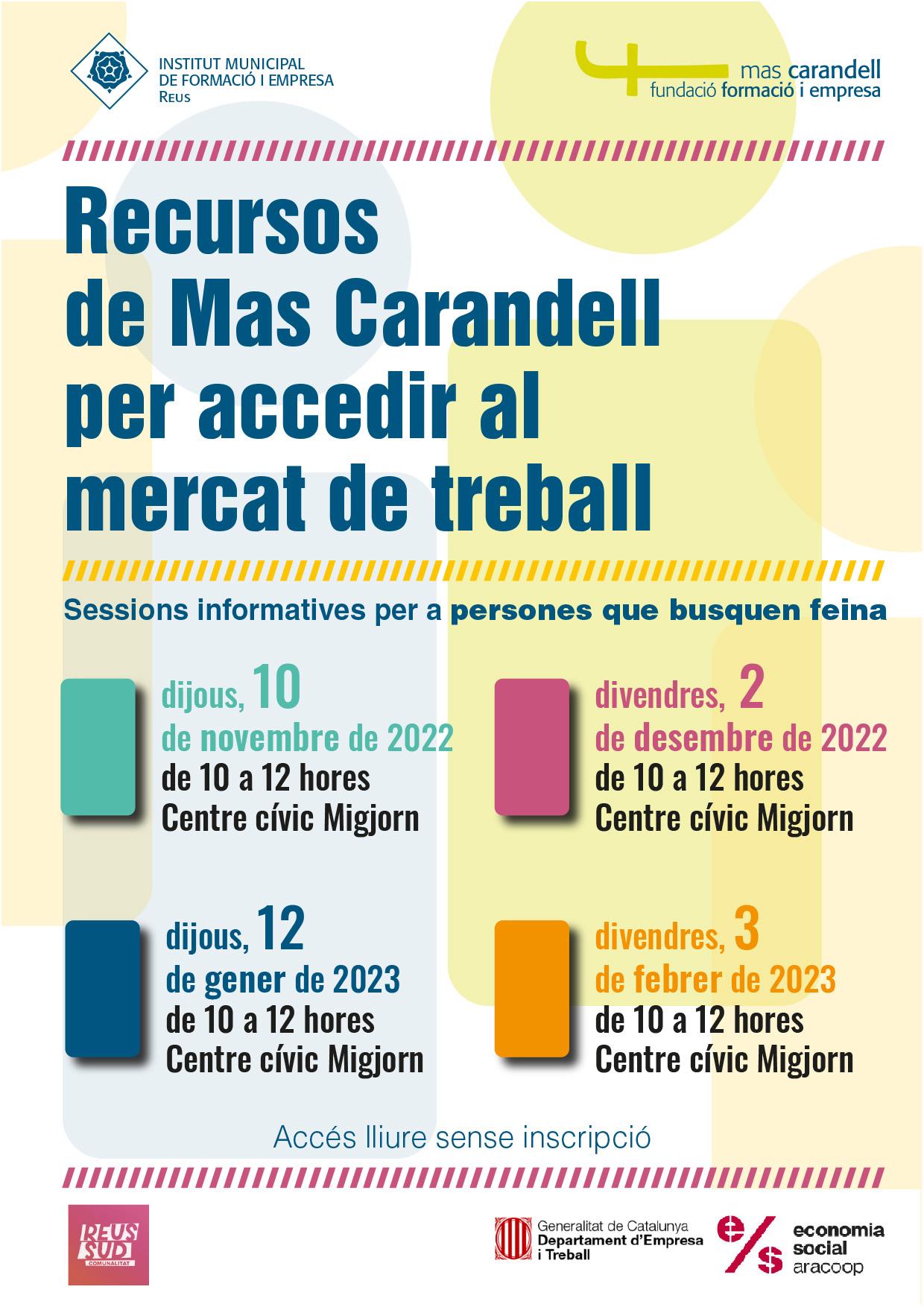 Recursos de Mas Carandell per accedir al mercat de treball