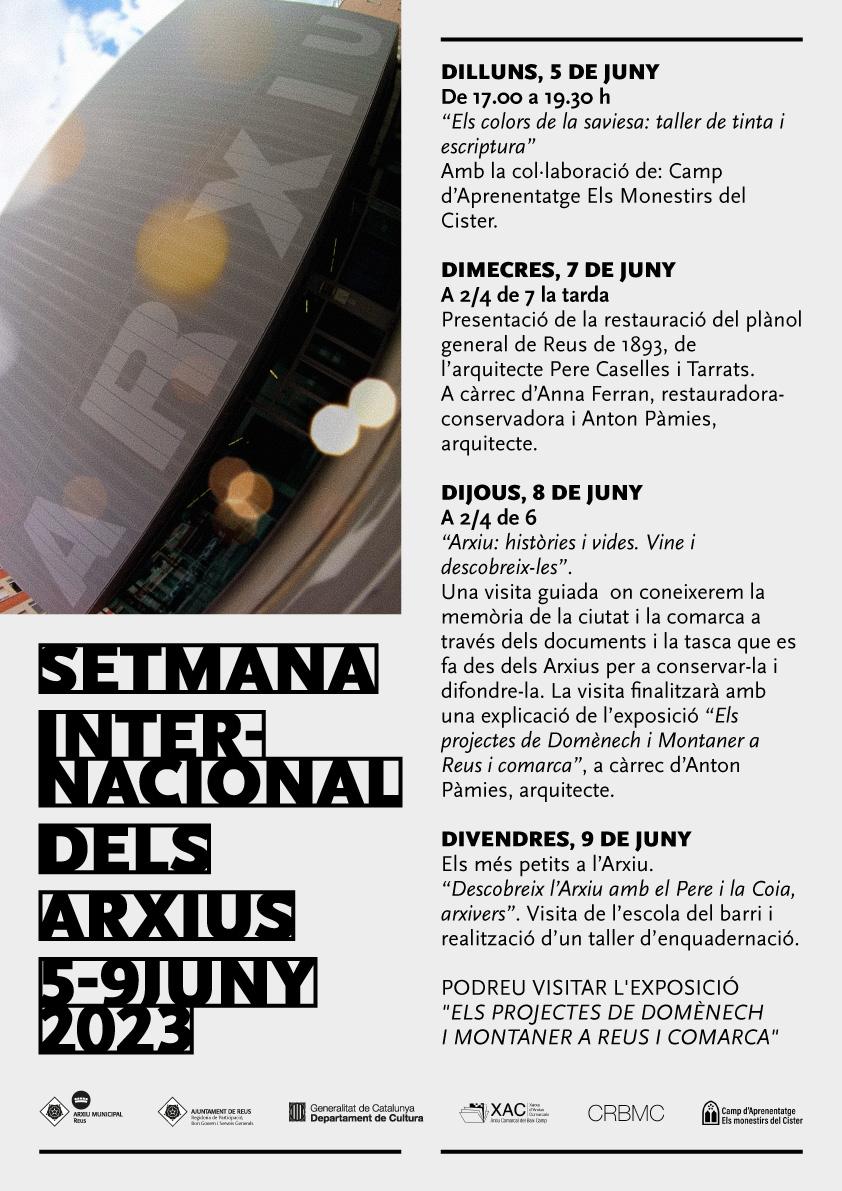 Setmana Internacional dels Arxius.