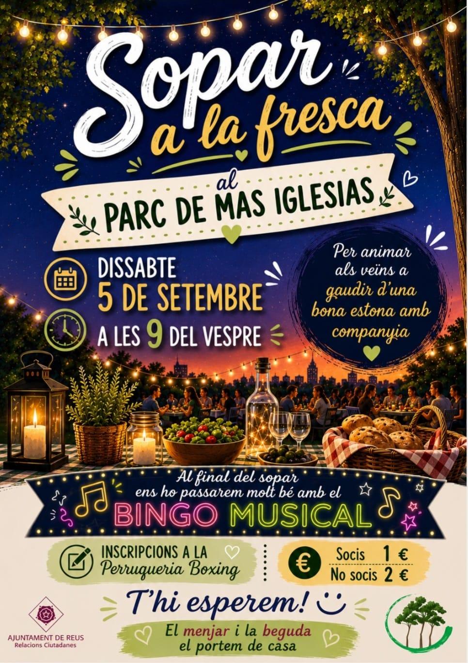 Sopar a la Fresca Mas Iglesias