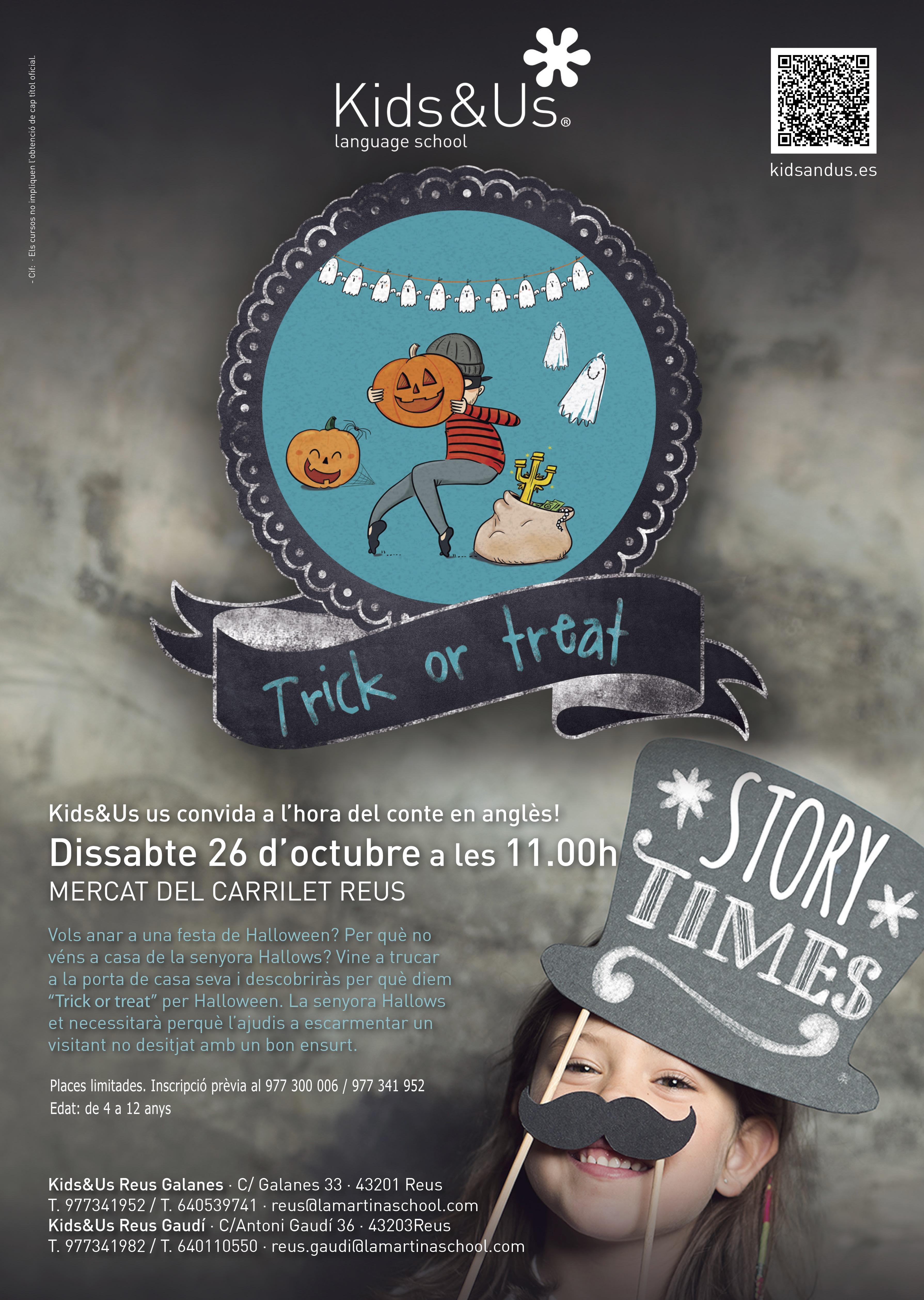 «Trick or treat» al Mercat del Carrilet amb La Martina Kids&Us School