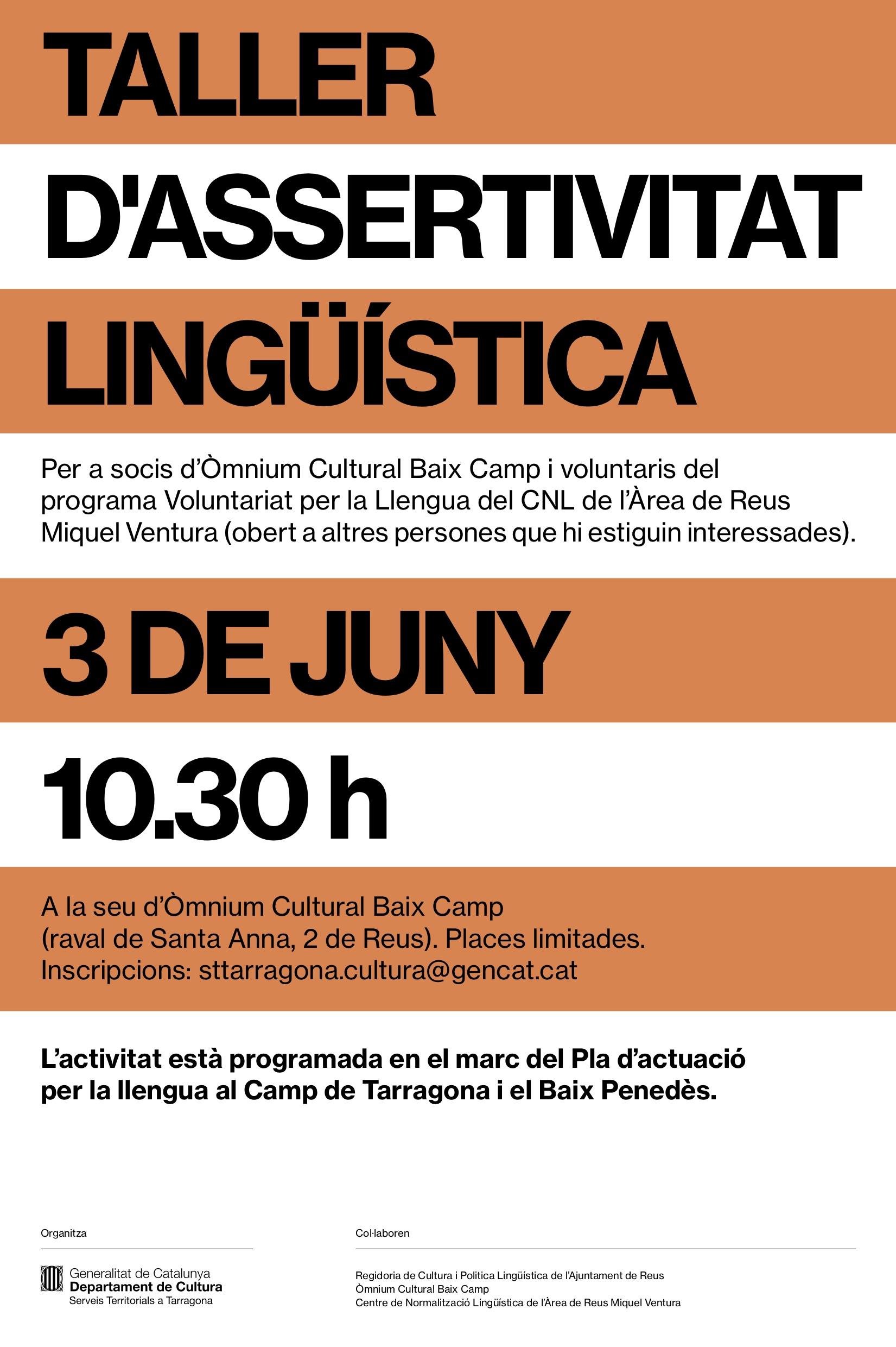 Taller d'assertivitat lingüística