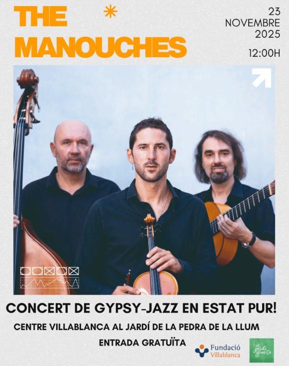 The Manouches, concert gratuït de gypsy-jazz a càrrec de la Fundació Villablanca 