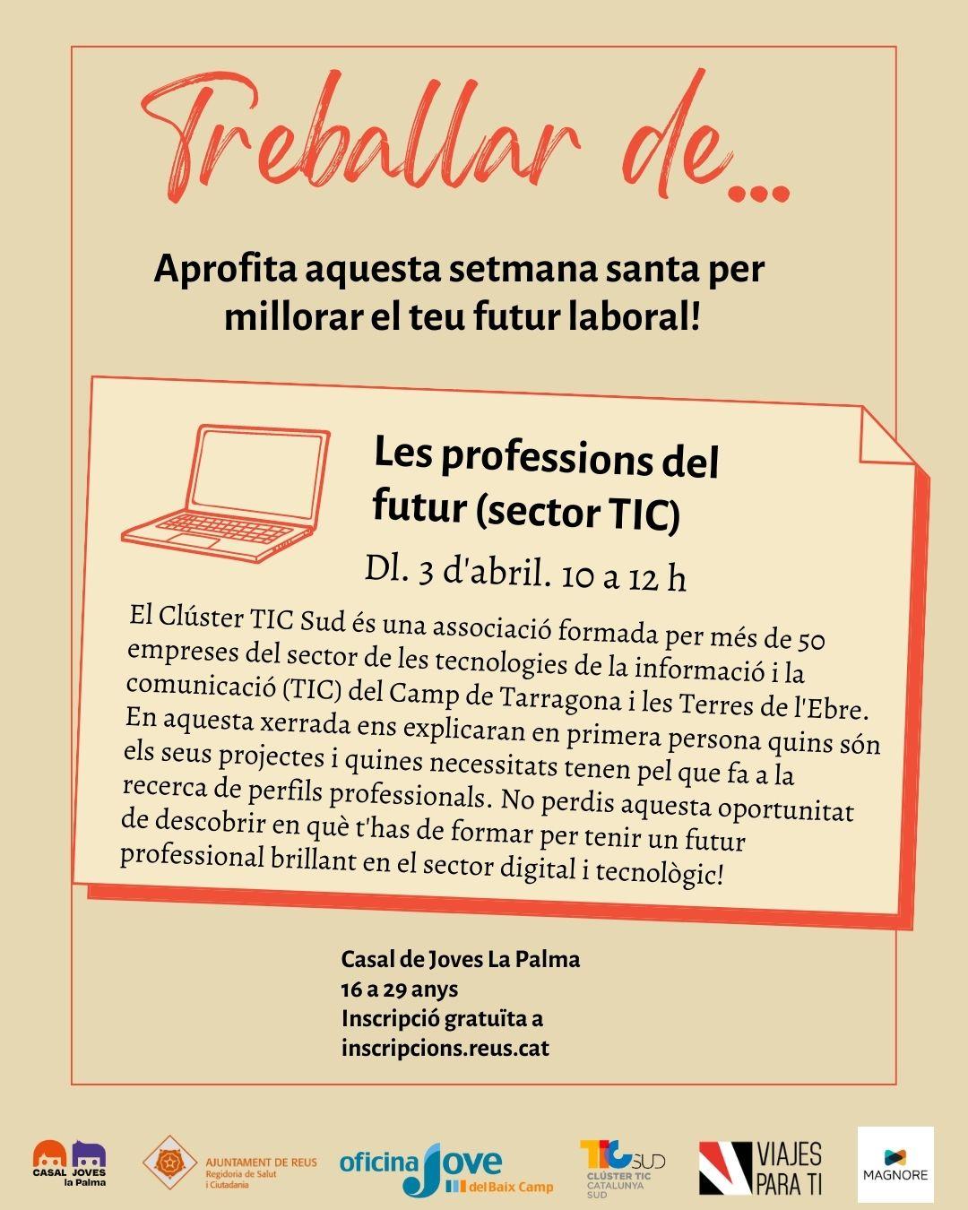 TREBALLAR DE...: Les professions del futur (Sector TIC)