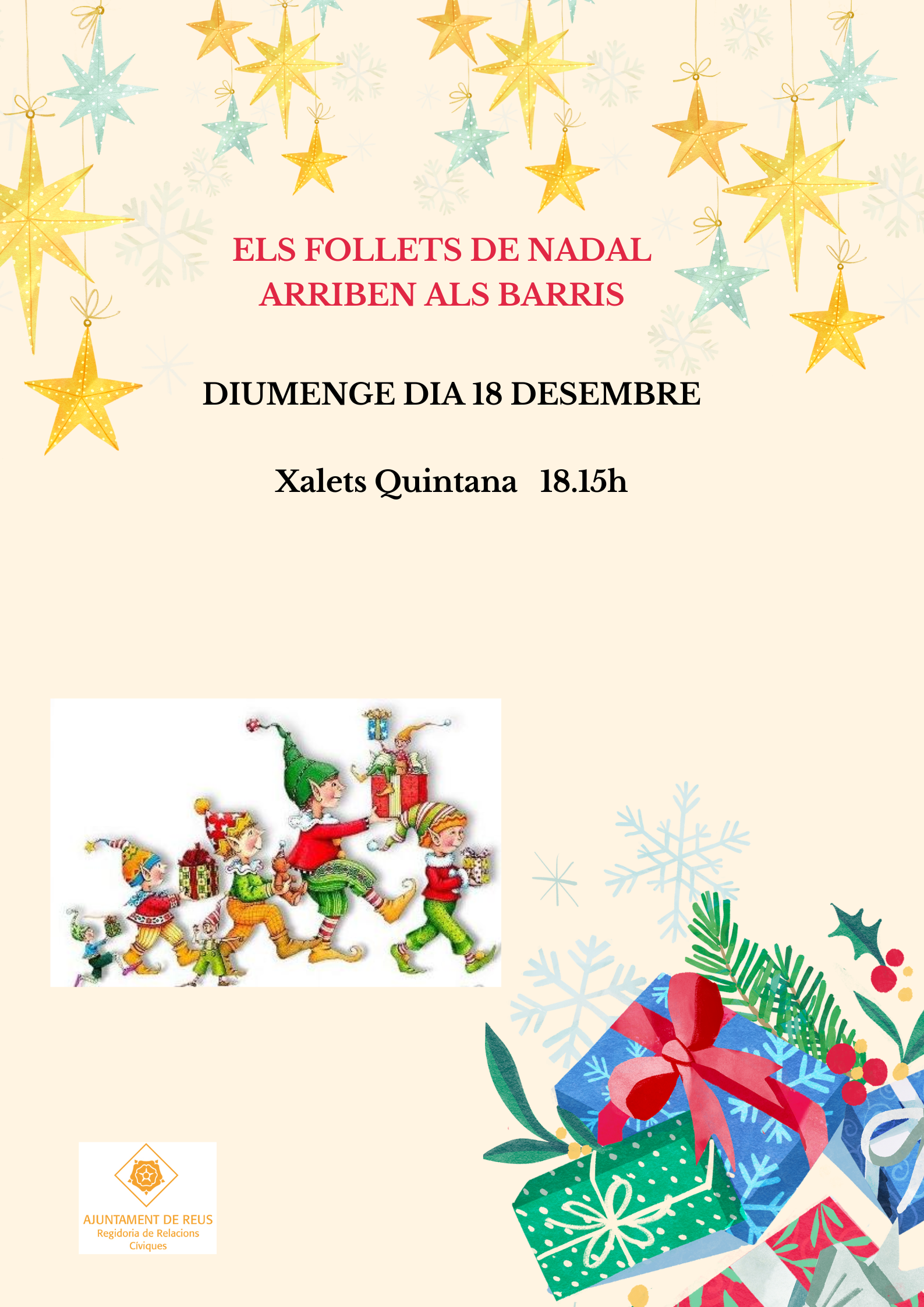 Els follets de Nadal arriben als barris