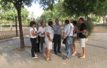 Visita de l'alcalde a Mas Iglesias