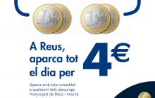 «A Reus, aparca tot el dia per 4 euros»