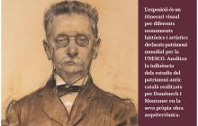 Cartell exposició Domènech i Montaner a la Casa Navàs