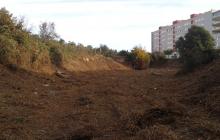 Barranc de la Font dels Capellans durant els treballs