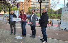 Roda de premsa de presentació del primer any de la Ganxeta