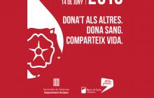 Cartell de l’acte central de celebració del Dia Mundial del Donant de Sang