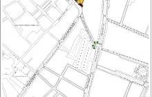 Plànol de les afectacions al trànsit a la plaça de la Sang