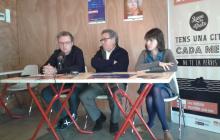 Imatge de la roda de premsa de presentació del cicle El Documental del Mes, a Cal Massó