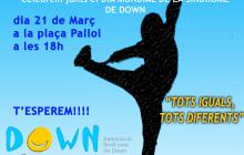 Cartell de l'acte que es fa a Reus amb motiu del Dia Mundial de la Síndrome de Down
