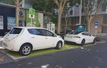 Imatge d'un punt de recàrrega per a vehicles elèctrics a Reus