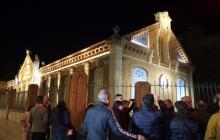 Inauguració il·luminació façana Prat de la Riba