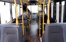 Una imatge interior del nou model d'autobús de Reus Transport