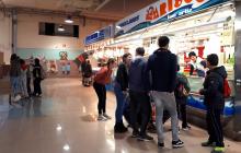 Foto d’arxiu, visites escoles al Mercat Central i al Mercat del Carrilet aquest 2019