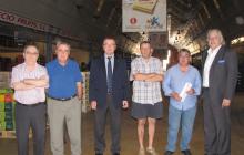 Visita de l'alcalde de Reus i el regidor d'empresa i ocupació al Mercat del Camp.