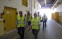L'alcalde de Reus i el regidor de Via Pública visiten les instal·lacions de la Brigada Municipal.