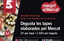 Cartell de la 5a edició de «Menja't el Mercat» 