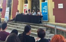 Acte de final de curs davant la seu del CNL (juny 26)