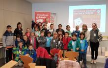 Alumnes de 3r de l'escola La Vitxeta