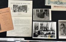 Acte de signatura del contracte de donació dels fons Argilaga