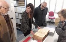 Visita a le sinstal·lacions de l'Arxiu