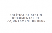 Caràtula documents de Política de gestió documental